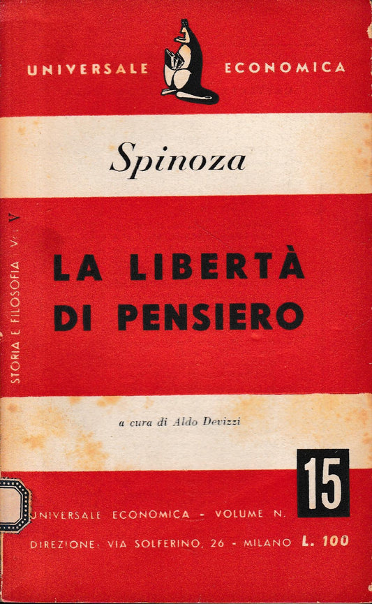 La libertà di pensiero - copertina