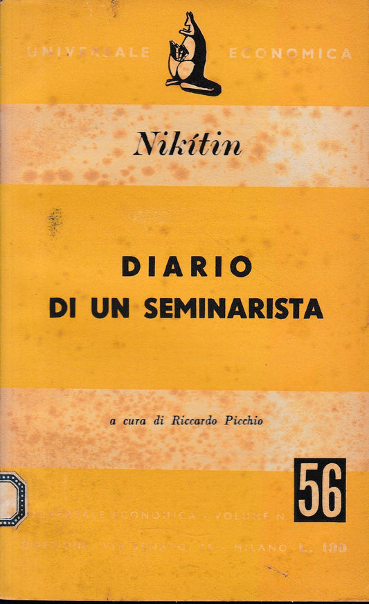 Diario di un seminarista - copertina