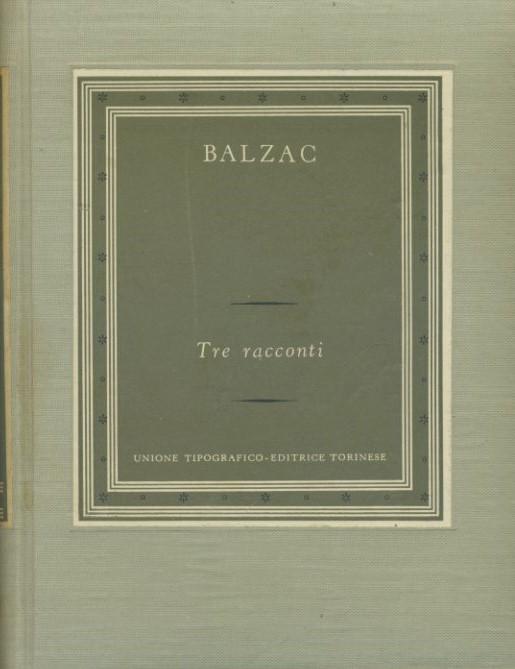 Tre racconti - copertina