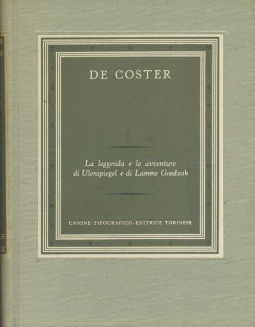 La leggenda e le avventure di Ulenspiegel e di Lamme Goedzak - copertina