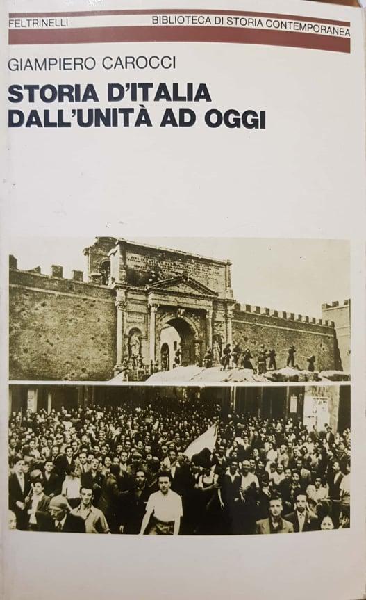 Storia d'Italia dall'unità ad oggi - copertina