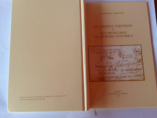 El Carmelo Teresiano y sus problemas de memoria historica - copertina