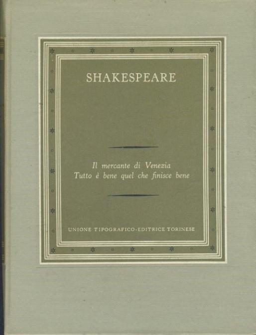 Il mercante di Venezia - Tutto è bene quel che finisce bene - copertina