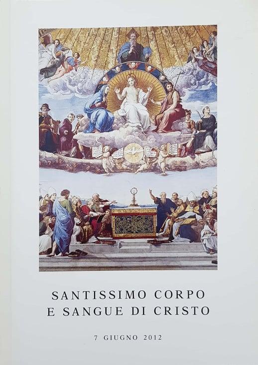 Santissimo corpo e sangue di Cristo - copertina