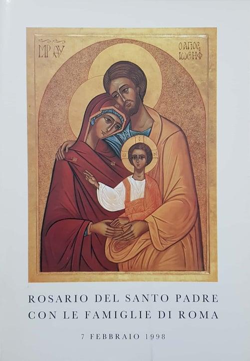Rosario del Santo Padre con le famiglie di Roma 1998 - copertina