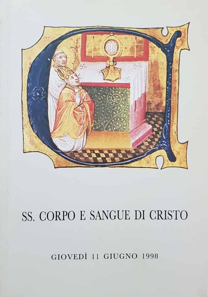 SS. Corpo e sangue di Cristo - copertina