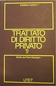 Trattato di diritto privato (Vol. 15) tomo 2 - copertina