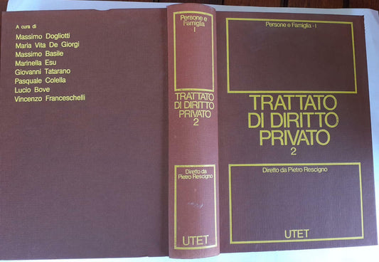 Trattato di diritto privato (Vol. 2/2) - copertina