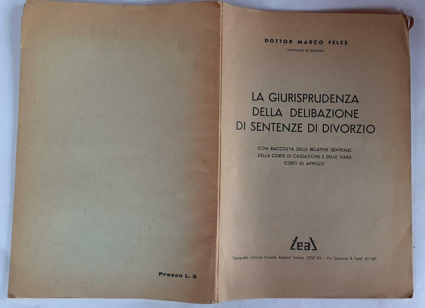 La giurisprudenza della delibazione di sentenze di divorzio - copertina