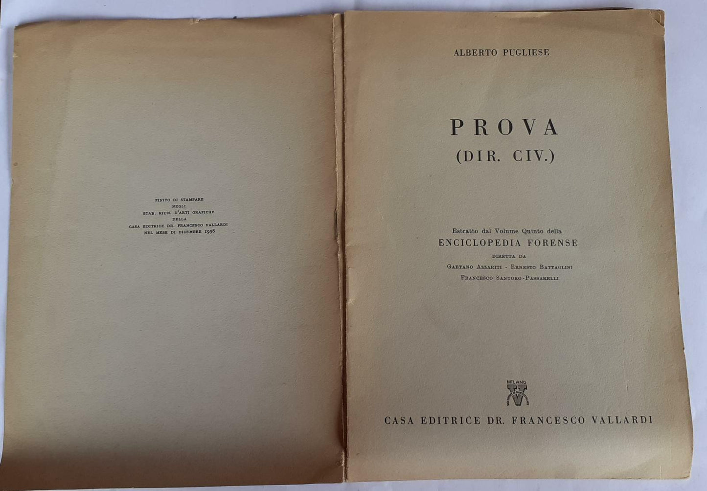 Prova (dir. Civ. ) - copertina