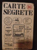 Carte Segrete (16) - copertina