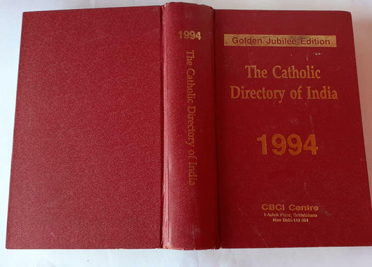 The Catholic Directory of India - copertina