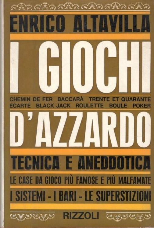 I giochi d'azzardo - copertina