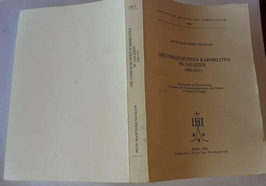 Dieunbeschuhten karmeliten in Galizien (1880-1911) - copertina