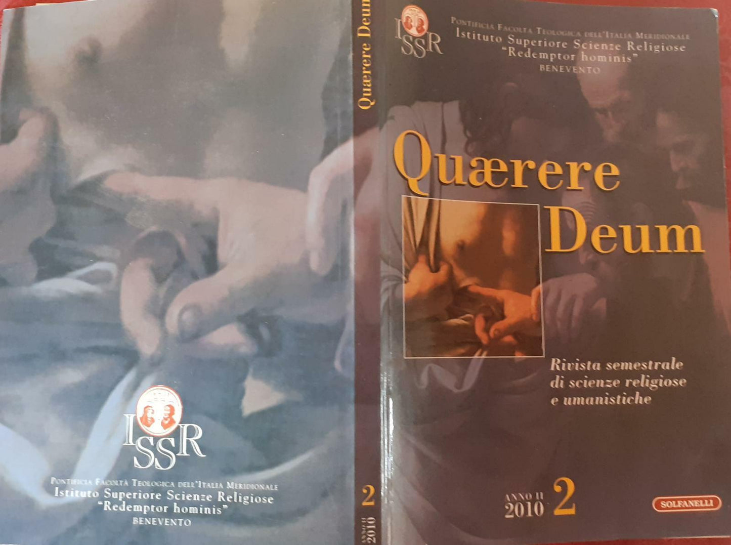 Quaerere Deum. Rivista semestrale di scienze religiose e umanistiche. Anno II 2010 - copertina