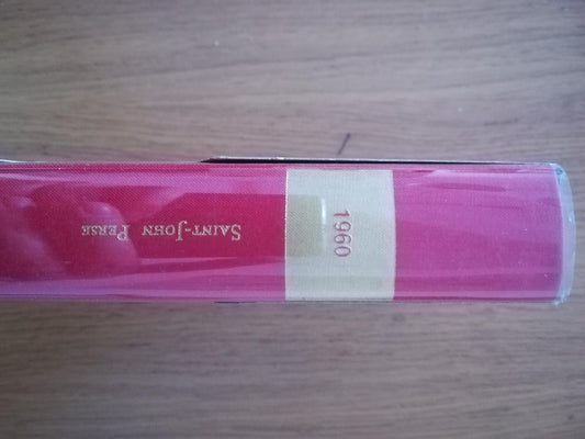 Elogi La gloria dei re Anabasi Esilio Venti Cronaca Uccelli Segnali di mare - copertina