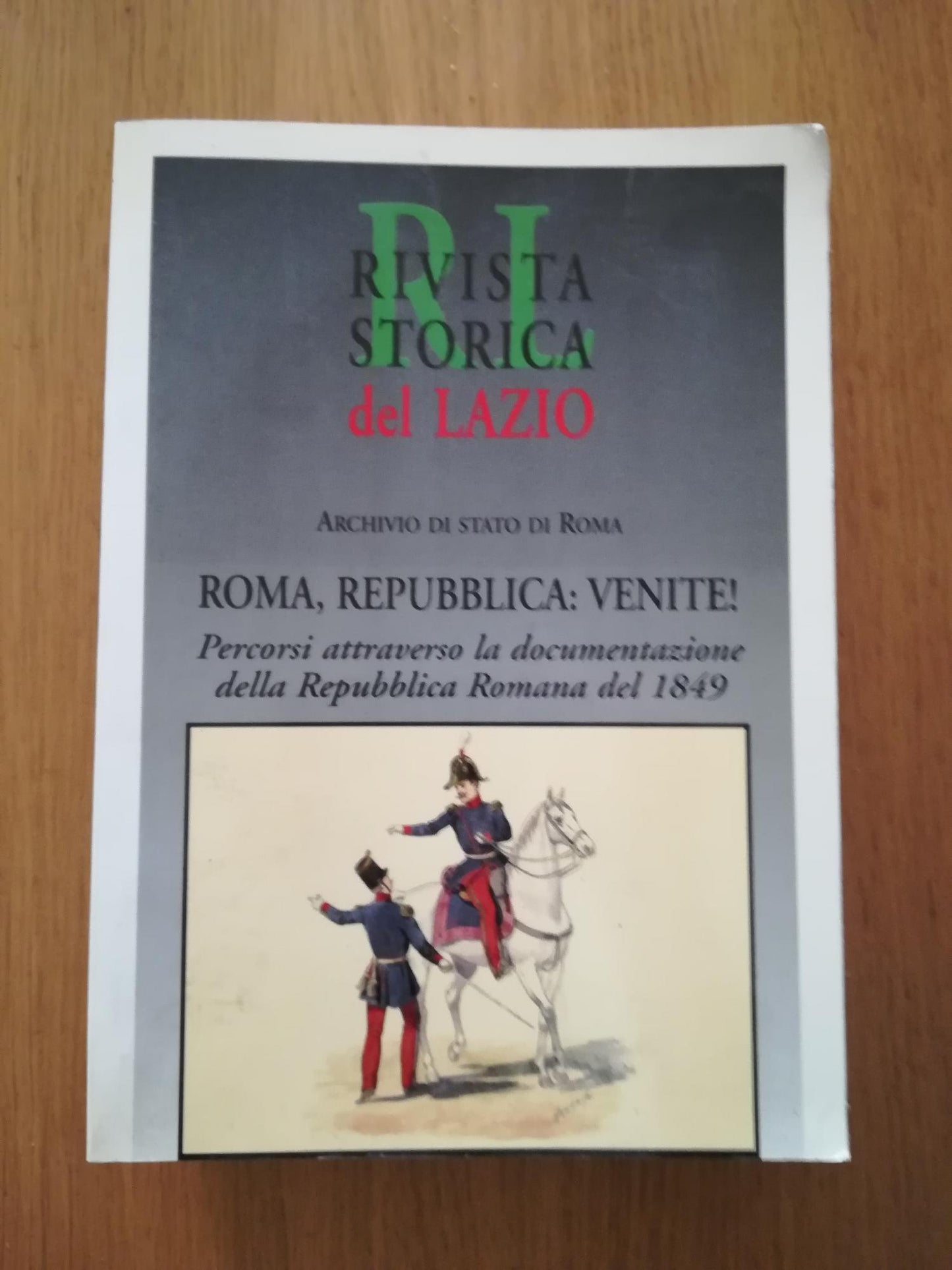 Rivista storica del Lazio: Roma, Repubblica: Venite! - copertina