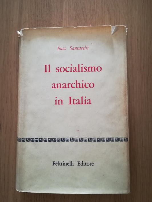 Il socialismo anarchico in Italia - copertina