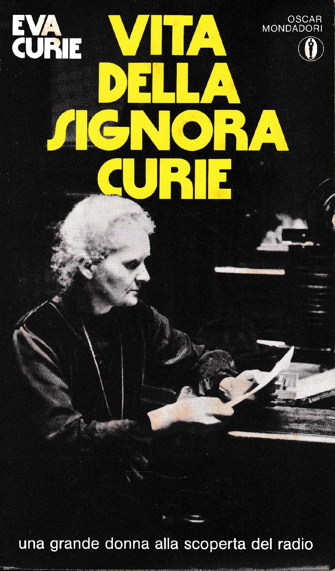 Vita della signora Curie - copertina