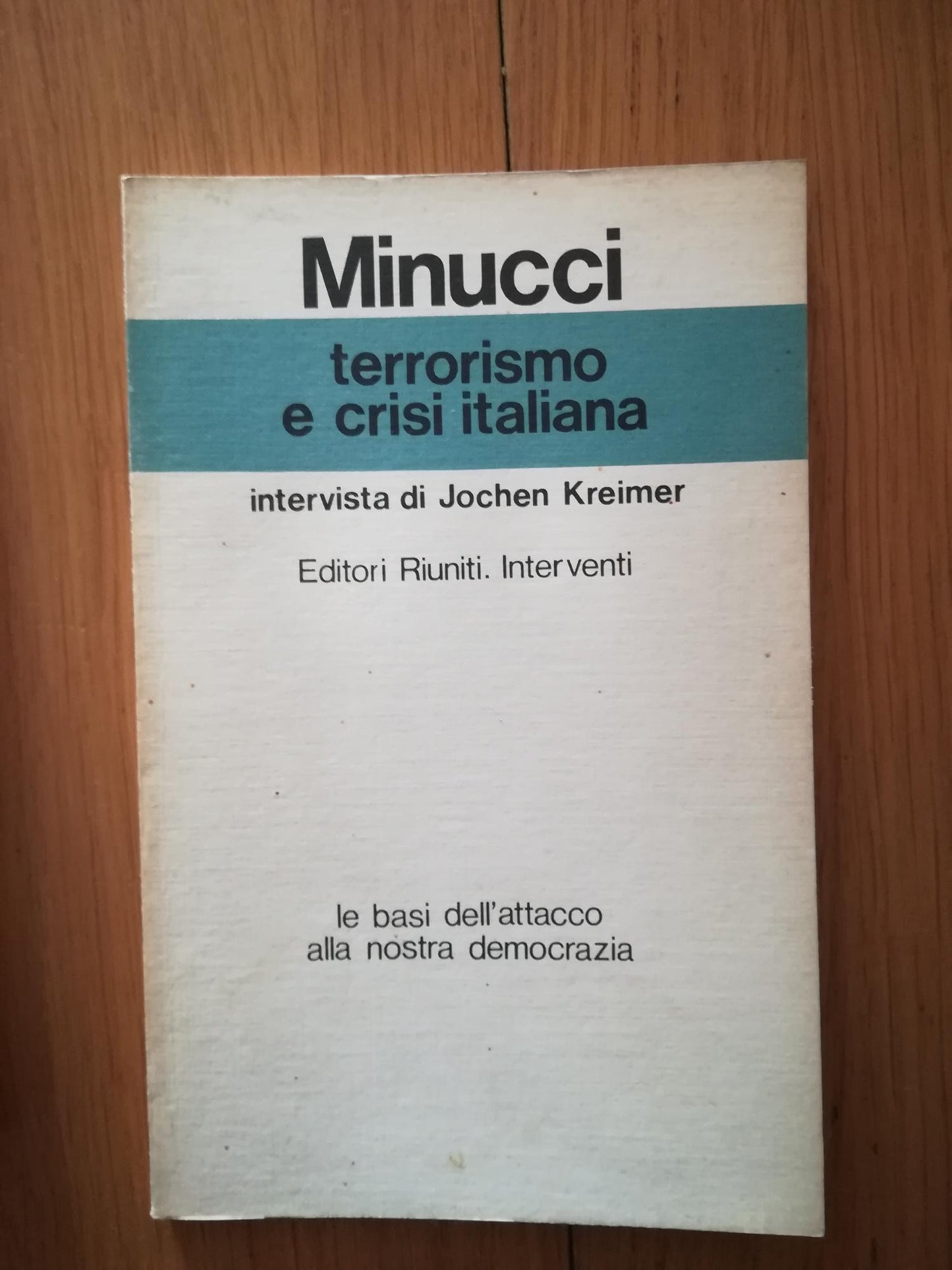Terrorismo e crisi italiana - copertina
