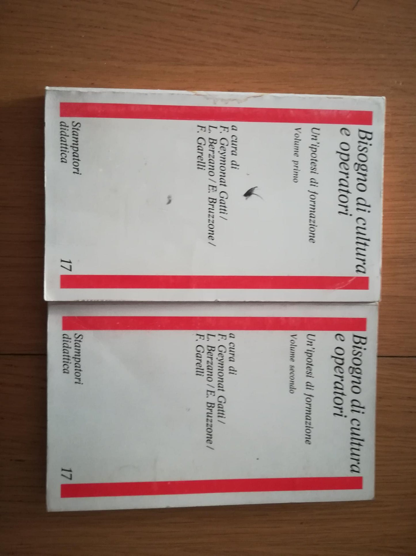 Bisogno di cultura e operatori. Volumi I-II - copertina