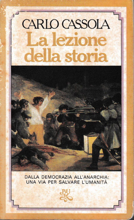 La lezione della storia - copertina