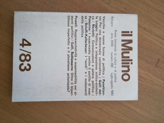 Il Mulino. 4/83 - copertina