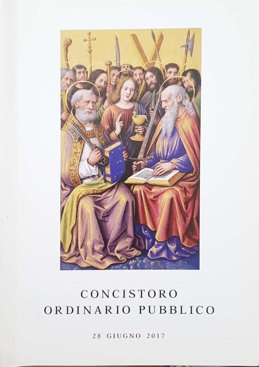 Concistoro ordinario pubblico - copertina