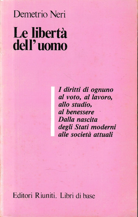 Le libertà dell'uomo - copertina