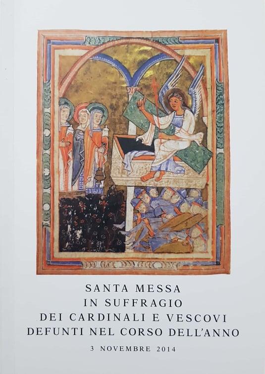 Santa messa in suffragio dei cardinali e vescovi defunti nel corso dell'anno - copertina