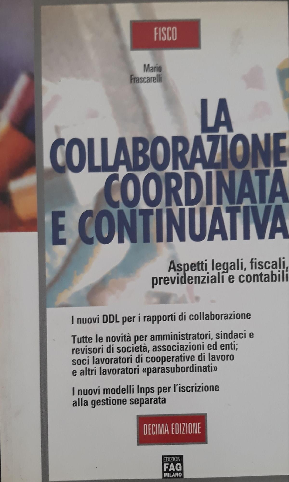 La collaborazione coordinata e continuativa - copertina