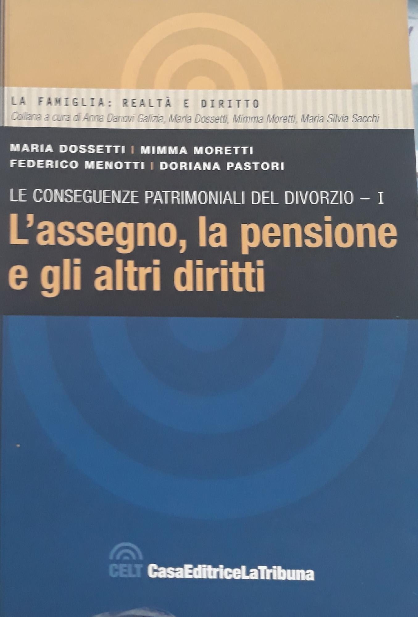 L' assegno, la pensione e gli altri diritti - copertina