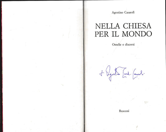 Nella Chiesa per il mondo - copertina