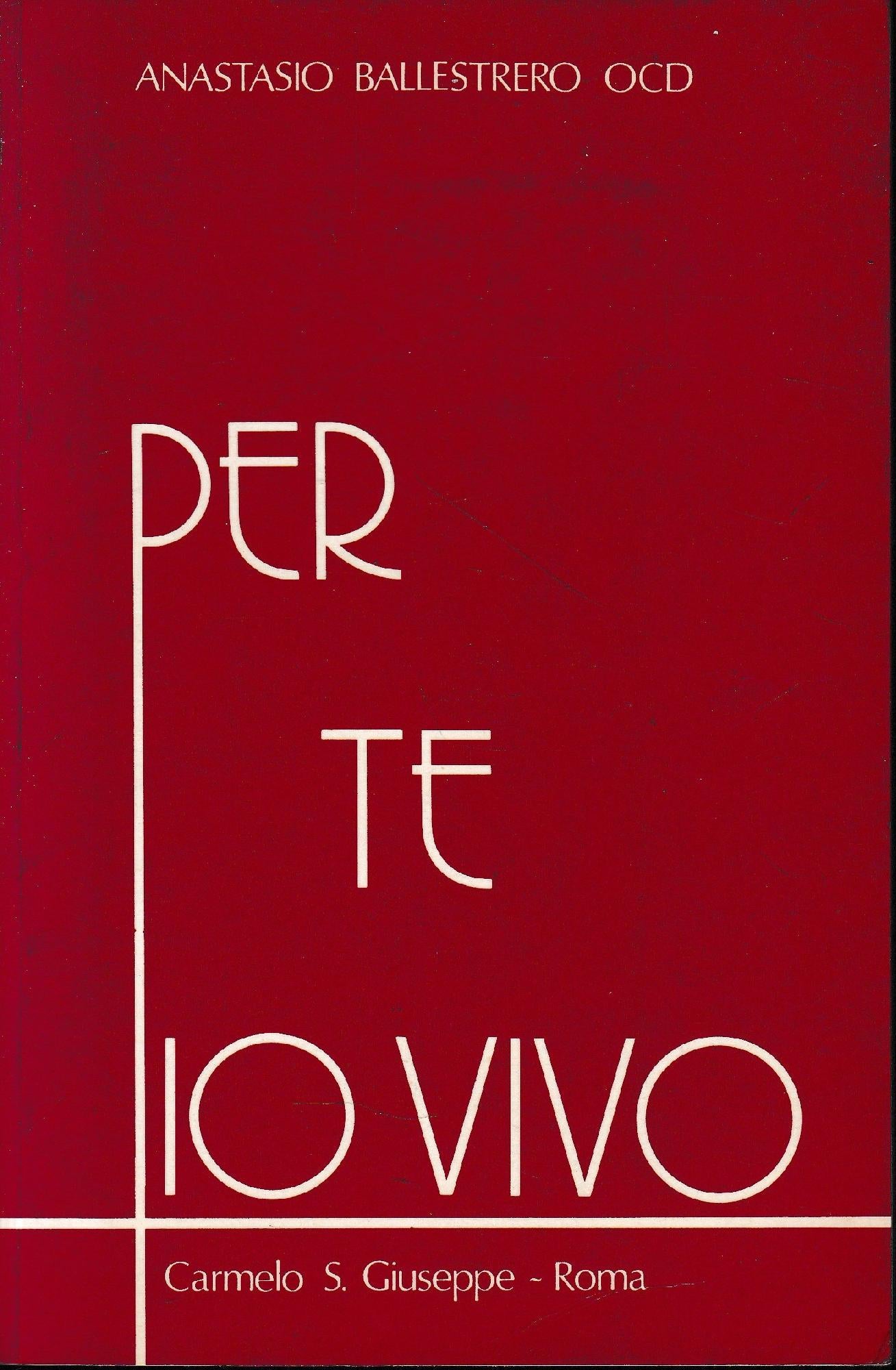 Per te in vivo - copertina