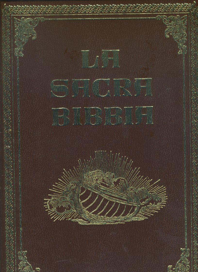 La sacra Bibbia. 4 volumi - copertina