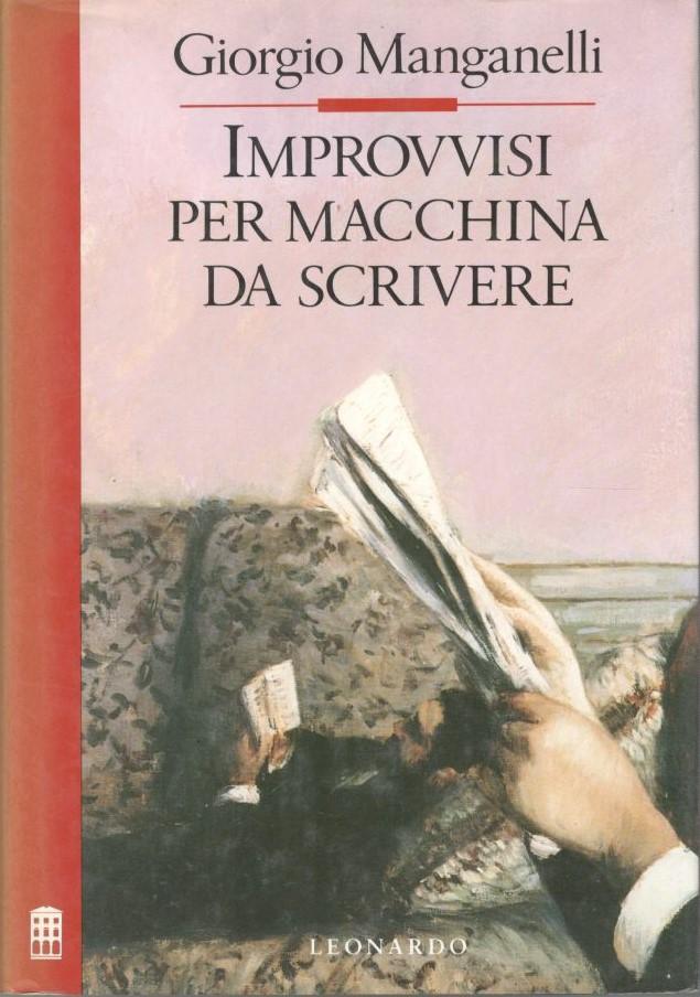 Improvvisi per macchina da scrivere - copertina