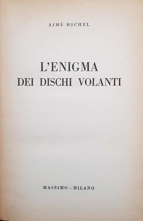 L'enigma dei dischi volanti - copertina