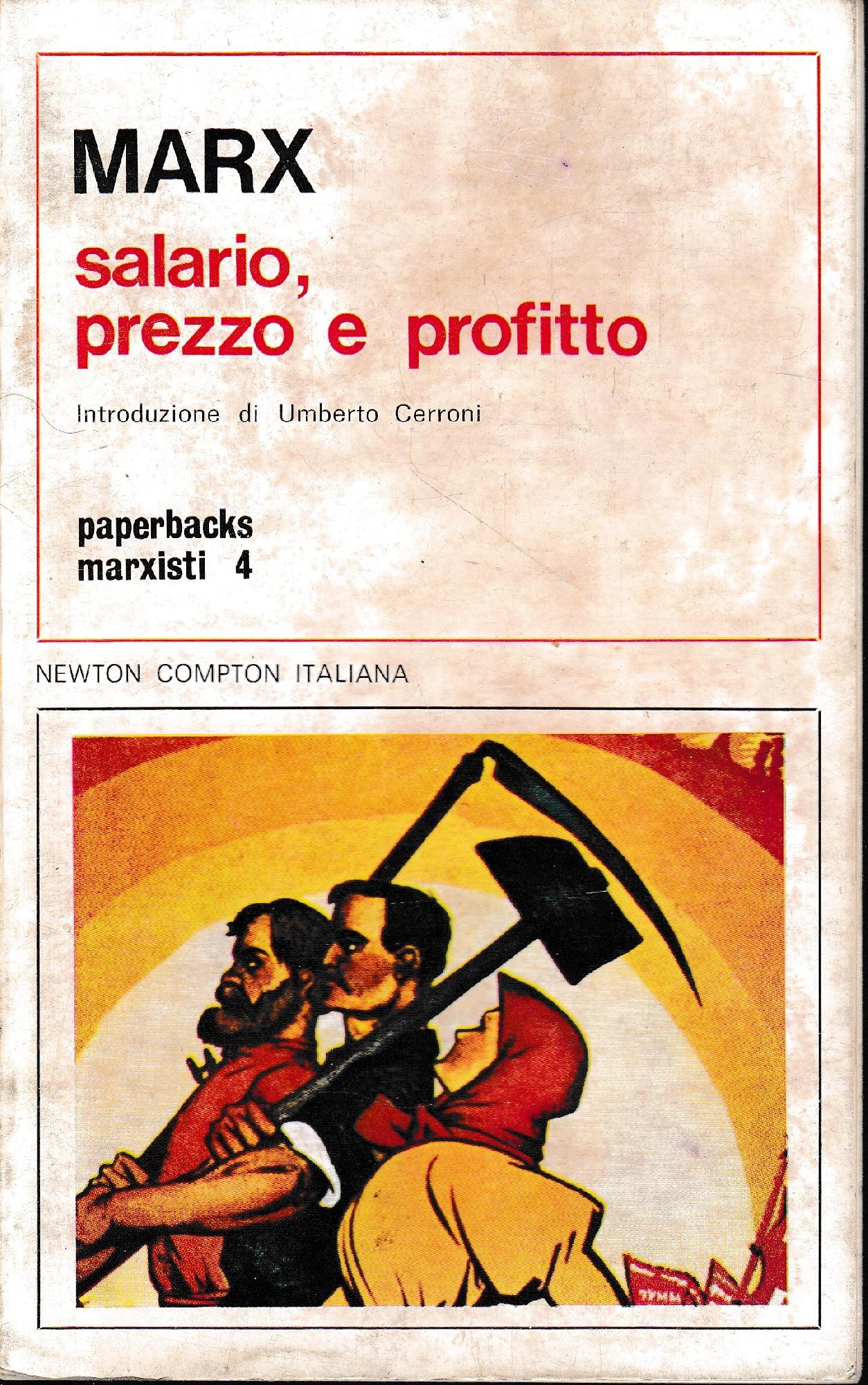 Salario, prezzo e profitto - copertina