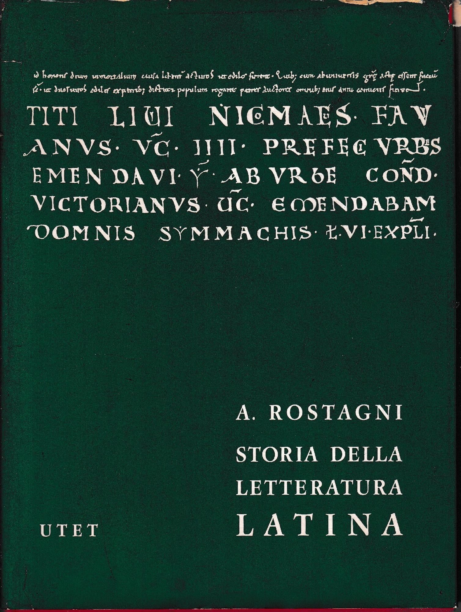 Storia della letteratura latina, vol II - L'Impero, parte prima: da Augusto a Nerone - copertina
