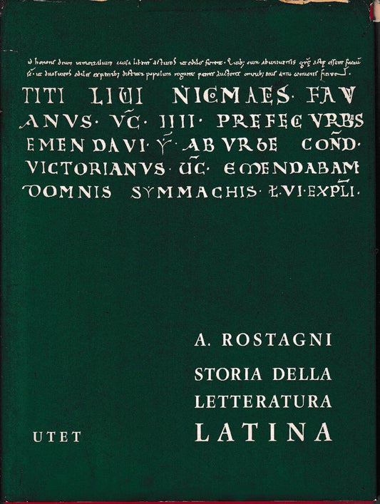 Storia della letteratura latina, vol II - L'Impero, parte prima: da Augusto a Nerone - copertina