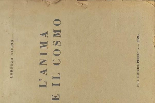 L'anima e il cosmo - copertina