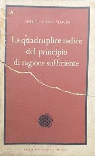 La quadruplice radice del principio di ragione sufficiente - copertina