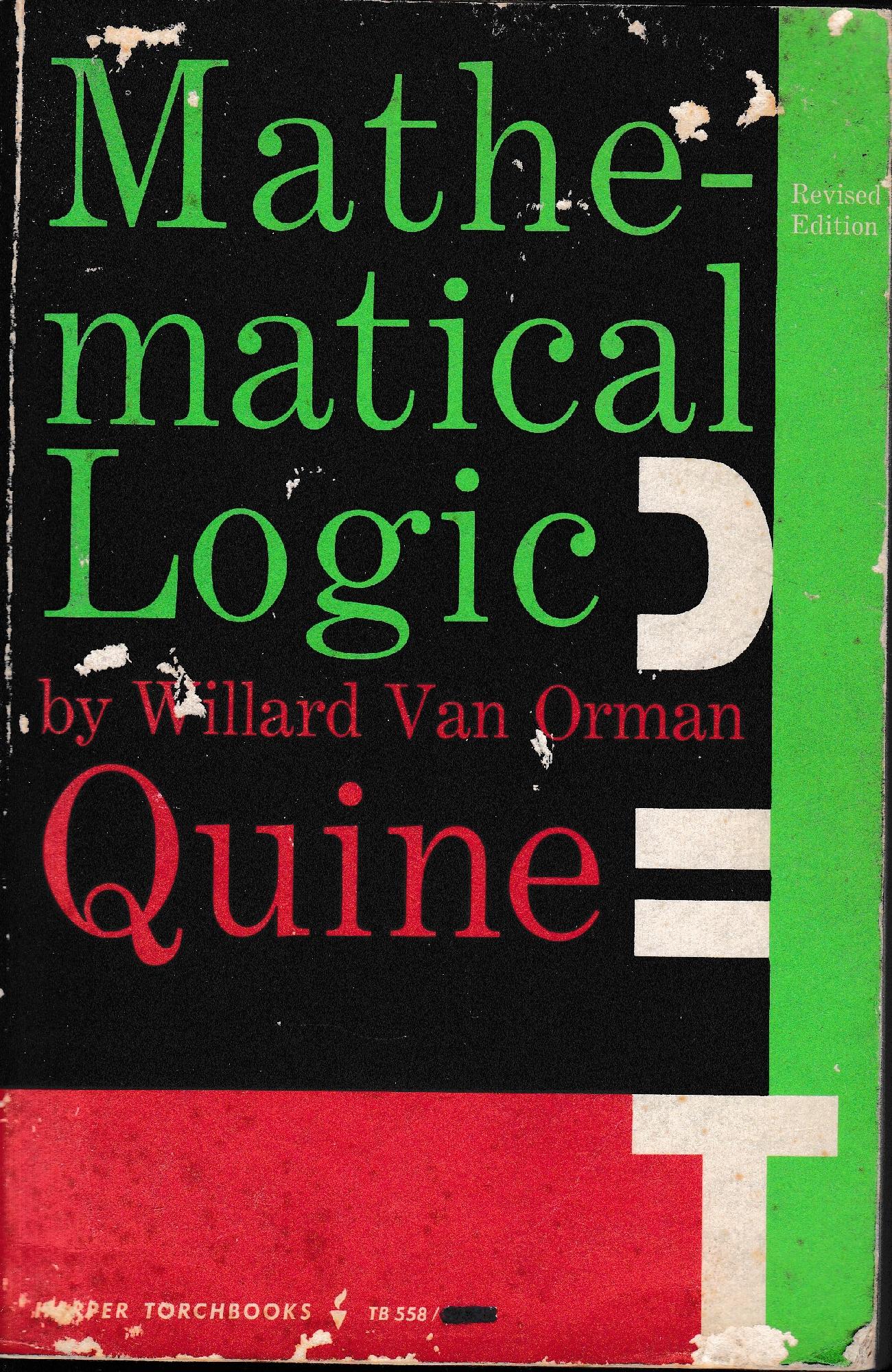 Mathematical logic - copertina