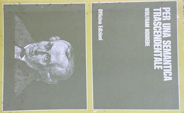 Per una semantica trascendentale - copertina