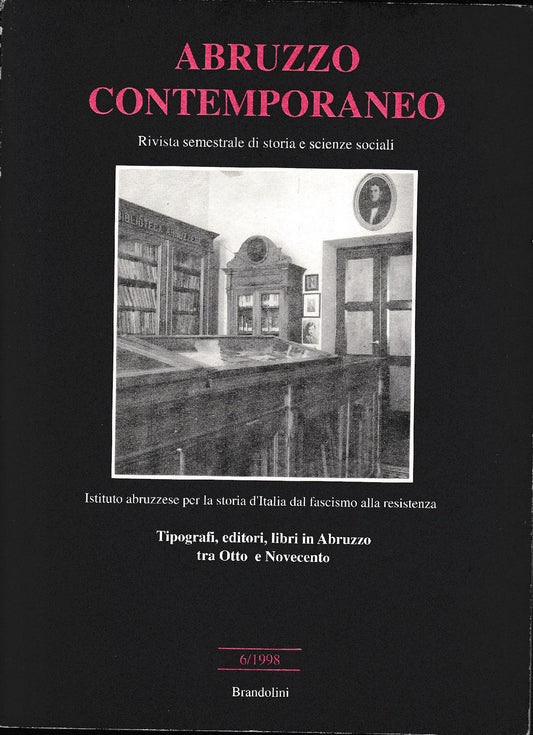Abruzzo contemporaneo. Tipografi, editori, libri in Abruzzo tra Otto e Novecento - copertina