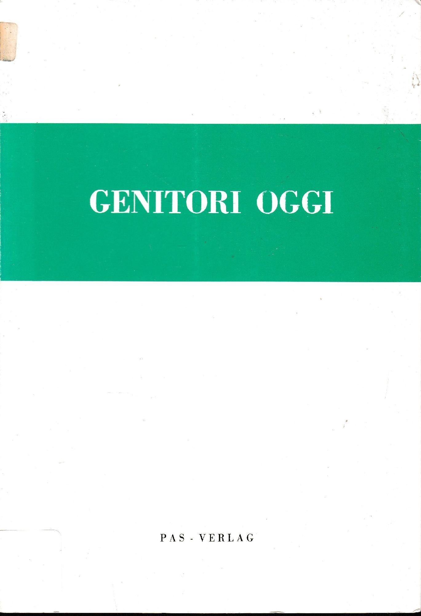 Genitori oggi - copertina