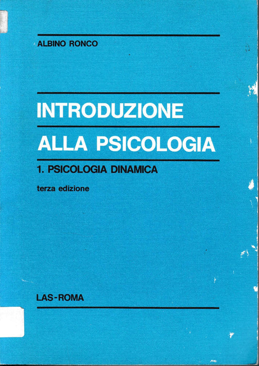 Introduzione alla psicologia. 1: Psicologia dinamica - copertina