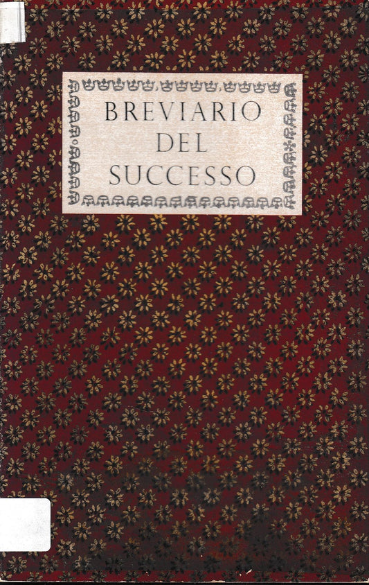 Breviario del successo - copertina