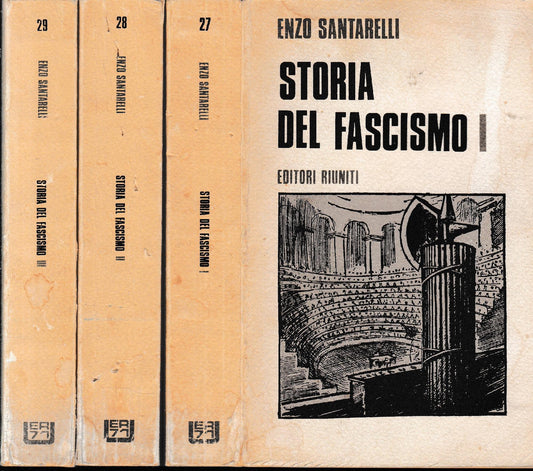 Storia del fascismo, tre volumi, opera completa - copertina