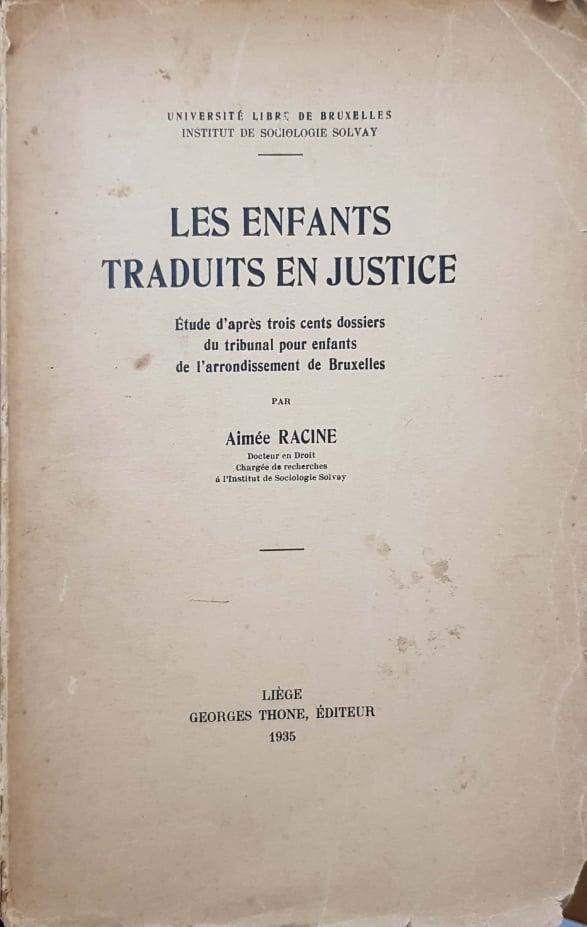 Les enfants traduits en justice - copertina